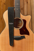 TAYLOR Strap Embroidered Chocolate Brown Suede 2.5 Inch