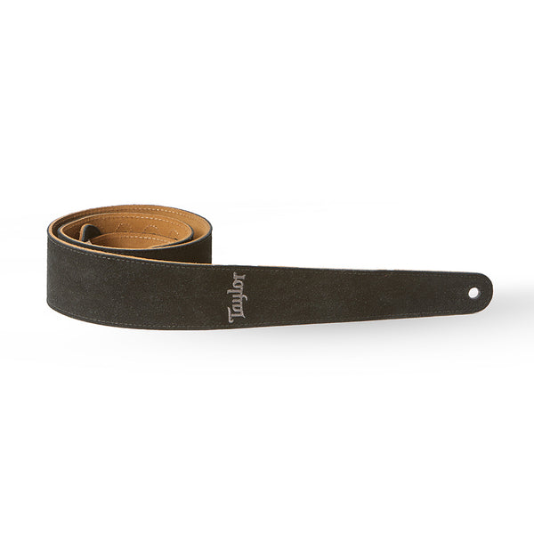 Taylorware Strap Embroidered Black Suede 2.5 Inch
