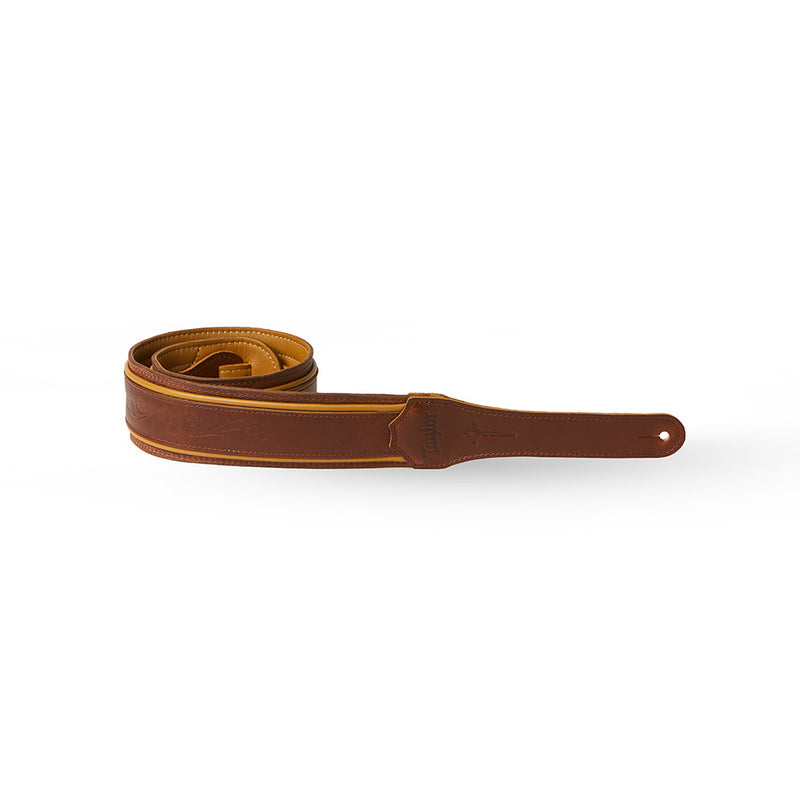 TAYLOR Nouveau Strap Distressed Brown/Butterscotch Leather 2.5"