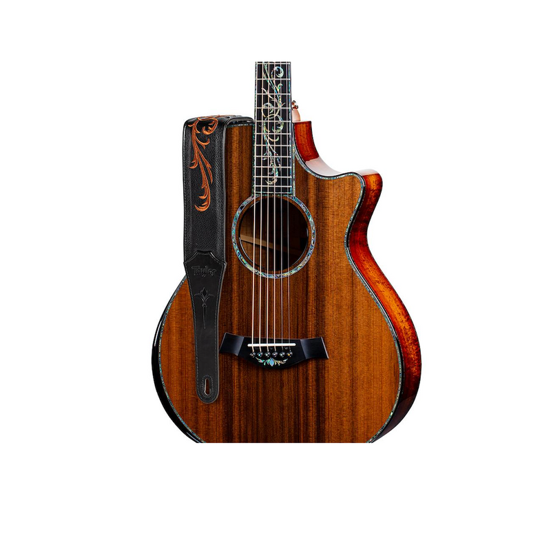 TAYLOR Nouveau Strap Black Leather 3"