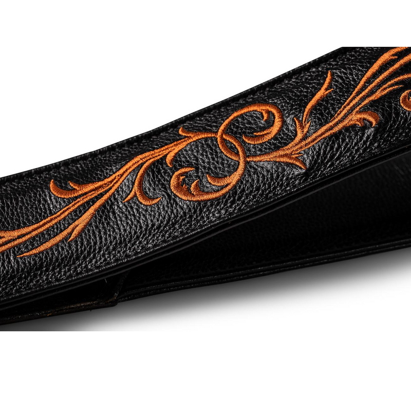 TAYLOR Nouveau Strap Black Leather 3"
