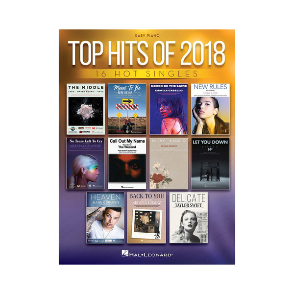 TOP HITS OF 2018 - EP (EASY PIANO)