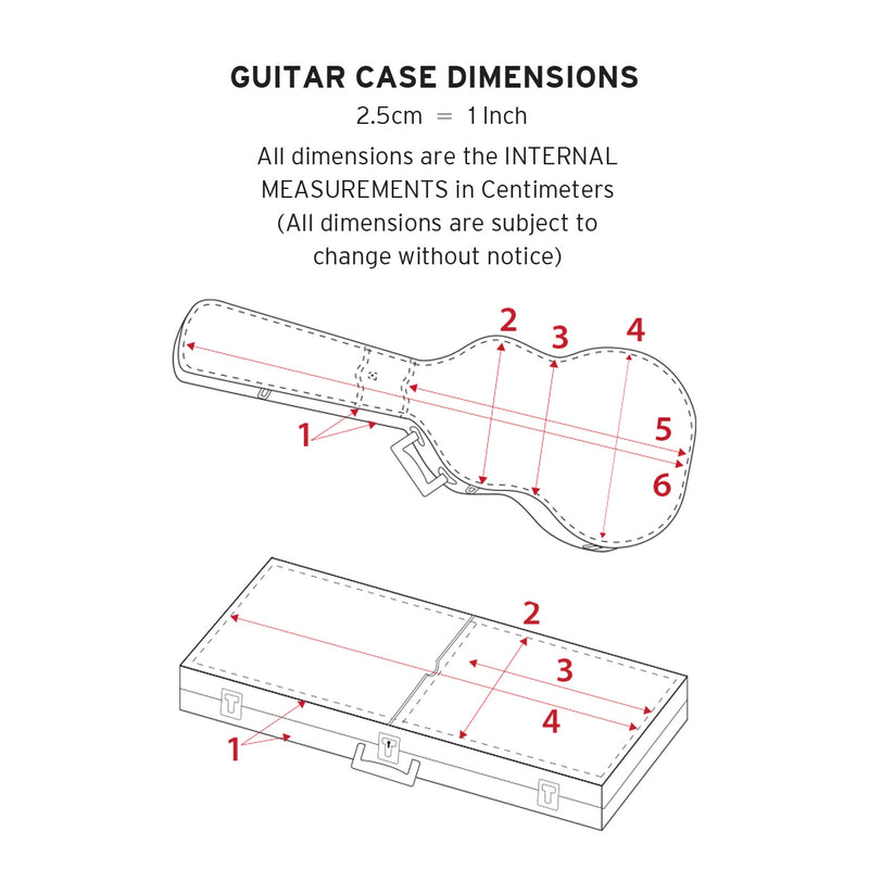 V-CASE HC1010 Rectangular Guitar Case