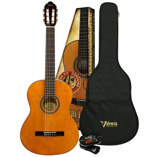 VALENCIA VC103K 3/4 Classical Beginner Guitar Pack