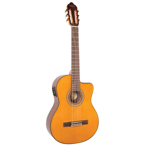 VALENCIA VC604CE 4/4 Classical Electric Guitar Natural
