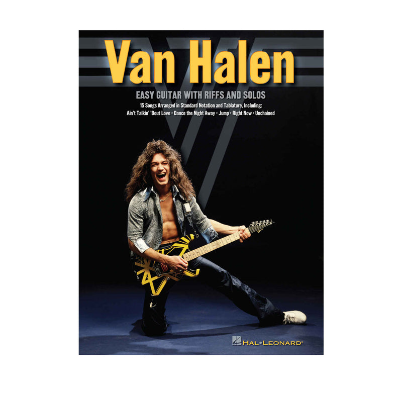 Van Halen - Easy Guitar w/ Riffs and Solos (TAB)