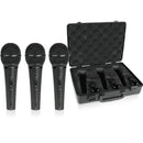 BEHRINGER ULTRAVOICE XM1800S MICROPHONE (3 PACK)