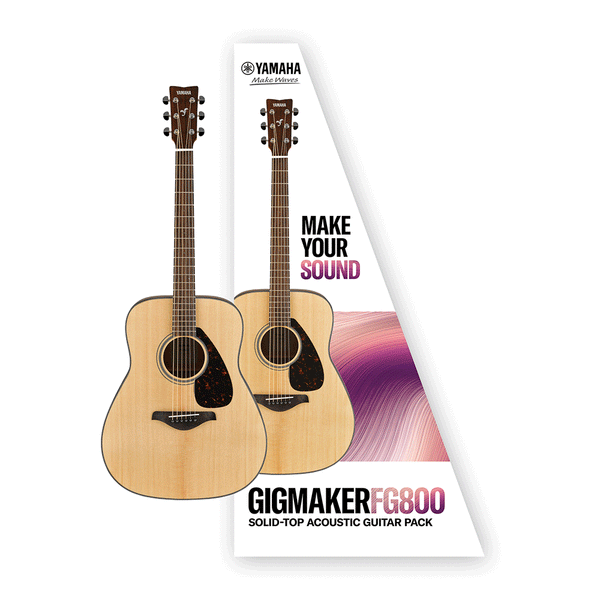YAMAHA Gigmaker FG800 Acoustic Guitar Pack - Matte