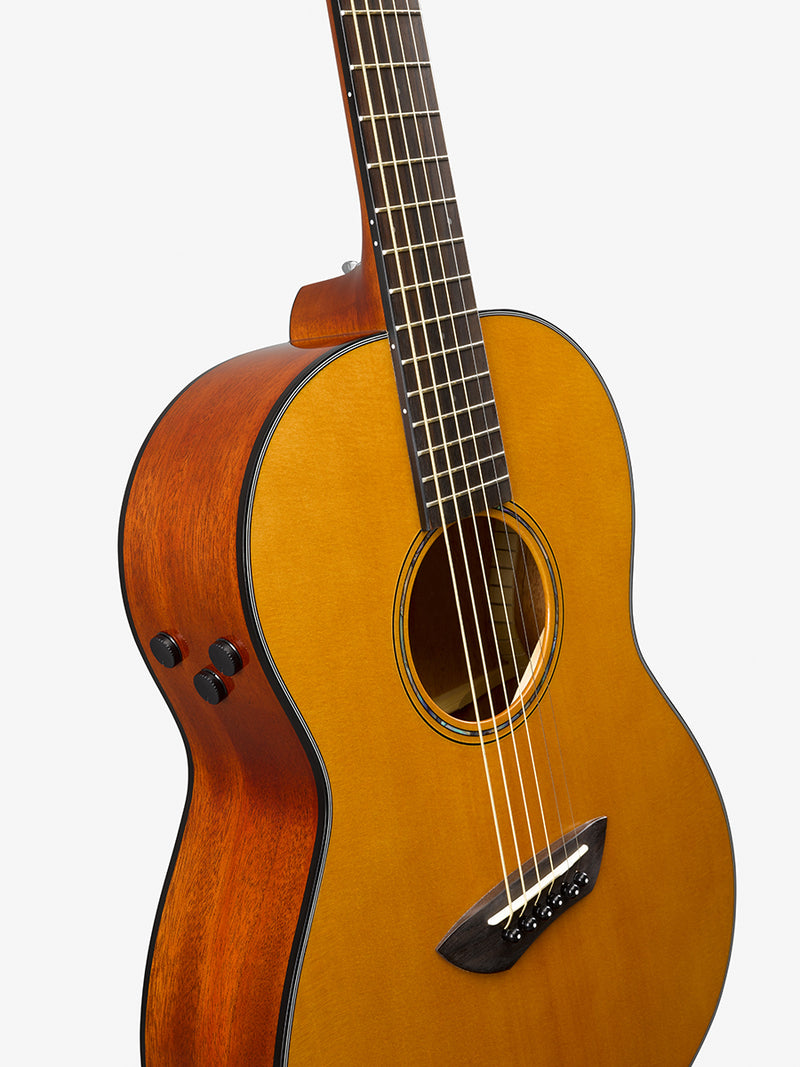 Yamaha transacoustic discount parlor guitar