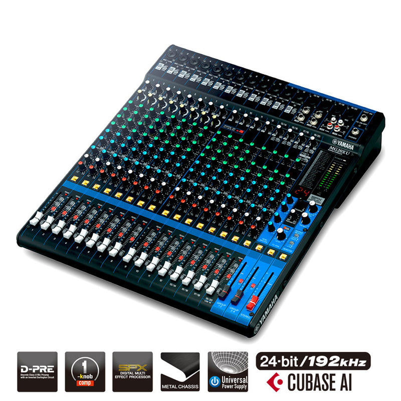 Yamaha MG20XU 20 Channel Mixer with Effects