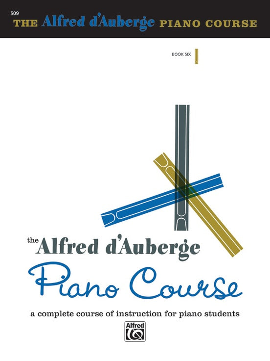 509 ALFRED D'AUBERGE PIANO COURSE BOOK 6