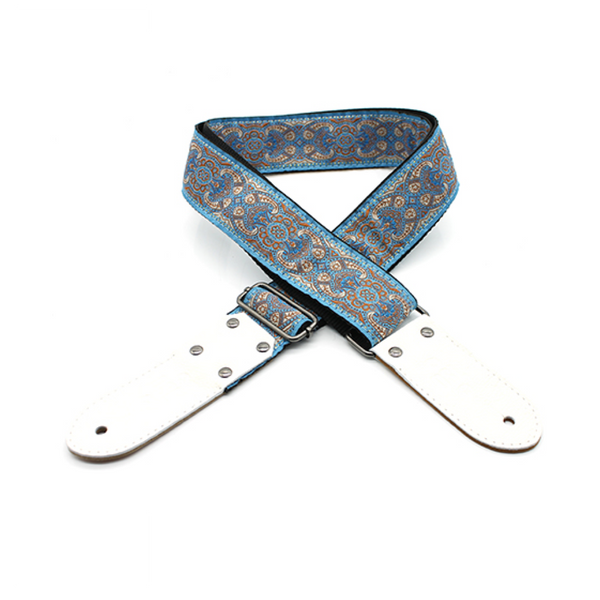 DSL 2 INCH Jacquard Webbing Guitar Strap TAD BLUE