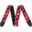 Fender 2" Monogrammed Strap, Red/White/Blue