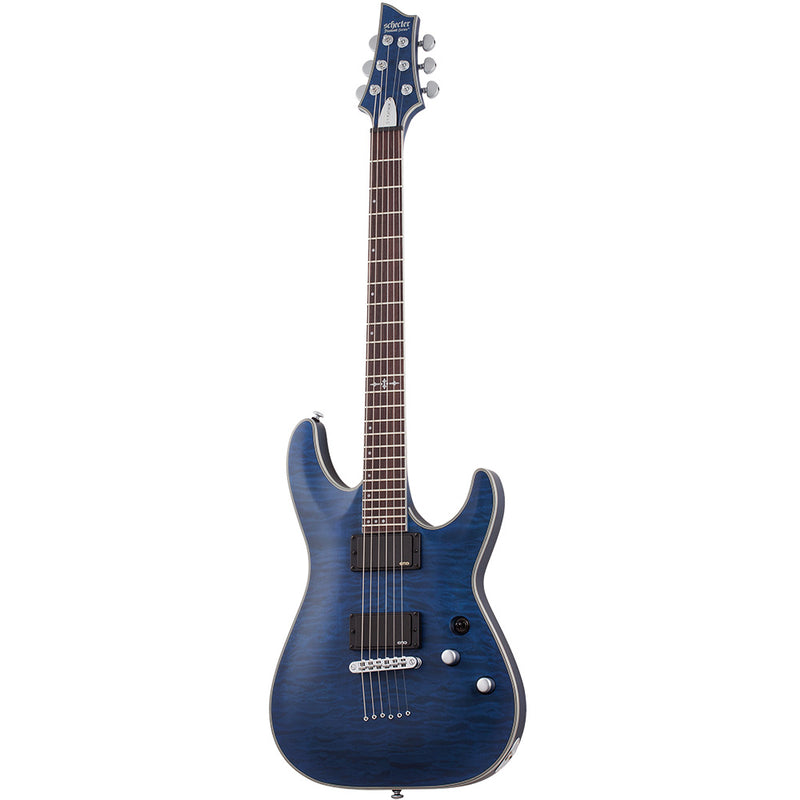 SCHECTER C-1 Platinum - See Thru Midnight Blue