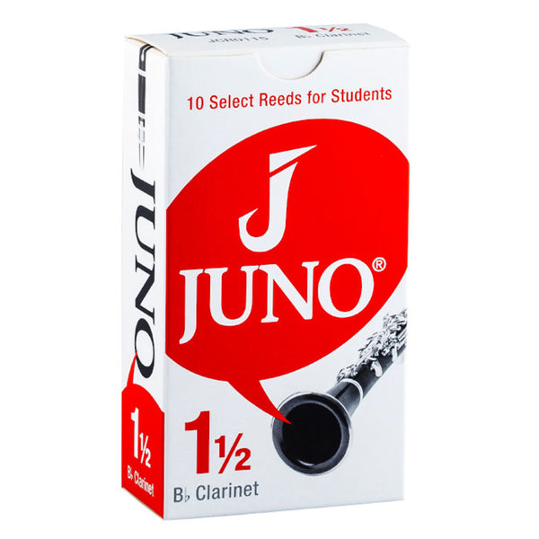 JUNO B Flat Clarinet Reeds - Grade 1.5 - Box of 10