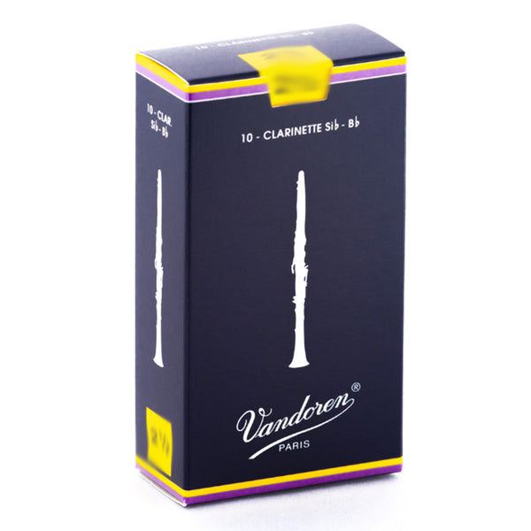 VANDOREN Traditional B Flat Clarinet Reed 4.0 - 10 Pack