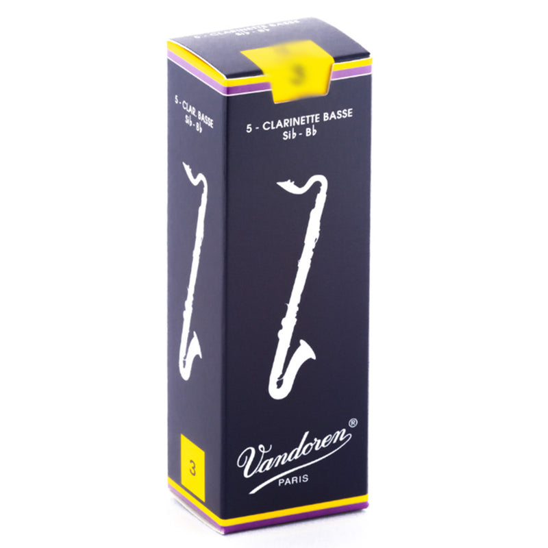 VANDOREN Traditional Bass Clarinet Reed 2.5 - 5 Pack