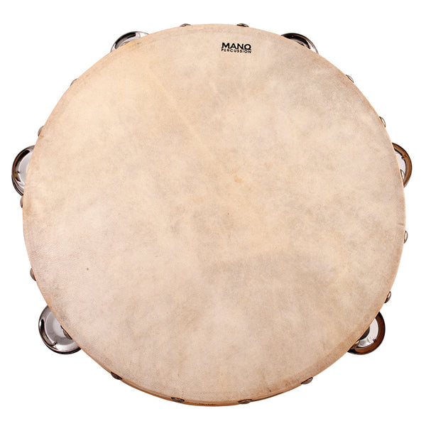 MANO PERCUSSION – 10″ Calf Skin Tambourine