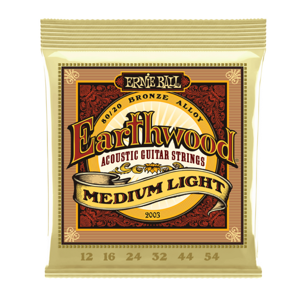 ERNIE BALL Earthwood Medium Light 12-54 Gauge