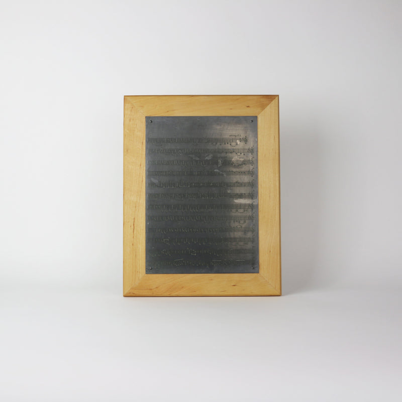 HENLE Engraving Plate Wood Mounted - Beethoven OP.10,1