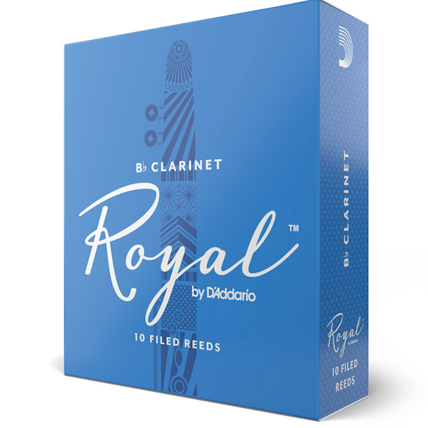 D'ADDARIO ROYAL B flat Clarinet Reed 10 Pack - 2.5