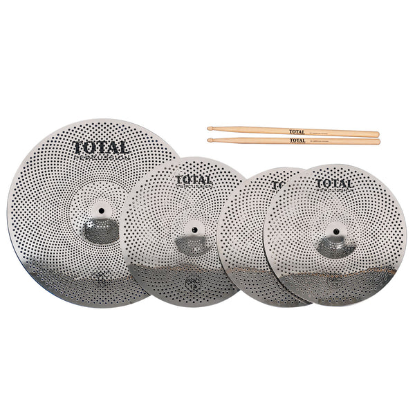 Total Percussion - Sound Reduction Cymbals Box Set 13,14,18