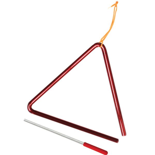 POWERBEAT 8" TRIANGLE 8MM RED