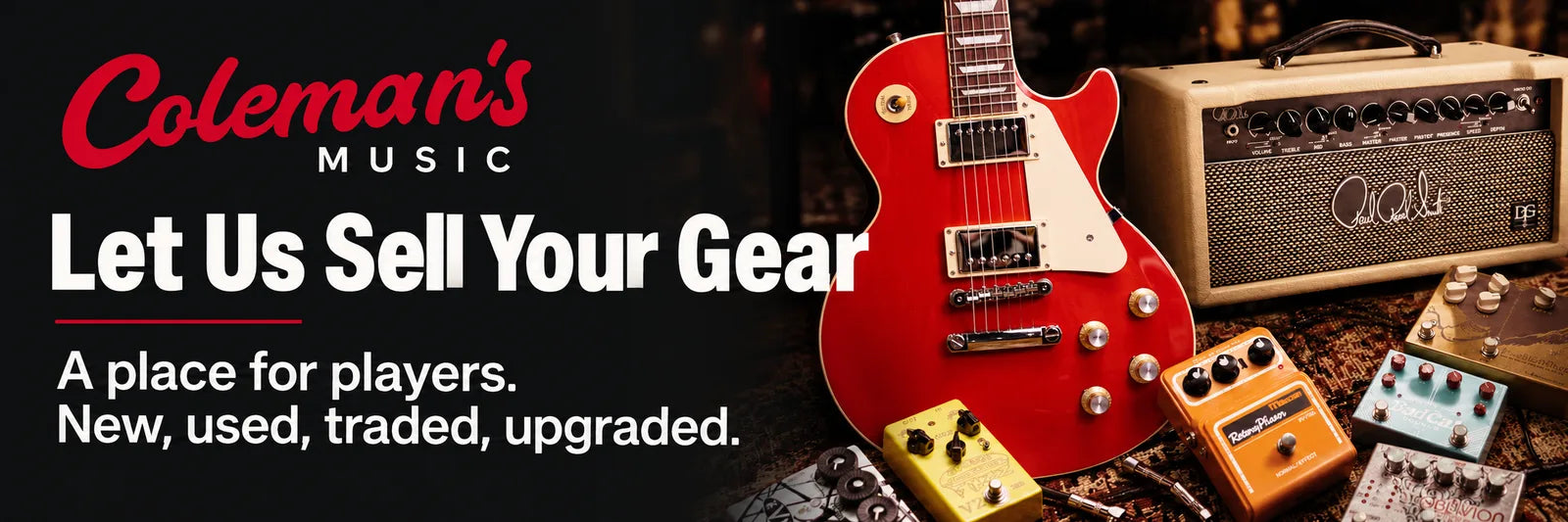 Colemans Music — Let Us Sell Your Gear. A place for players. New, used, traded, upgraded.